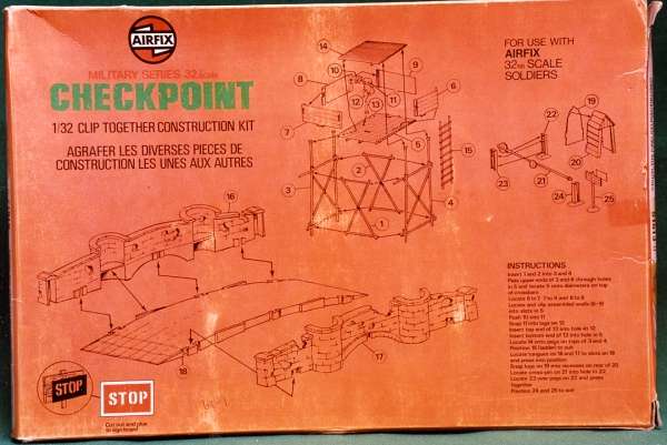 Airfix Nr A6383 Frontier Checkpoint in 1:32 